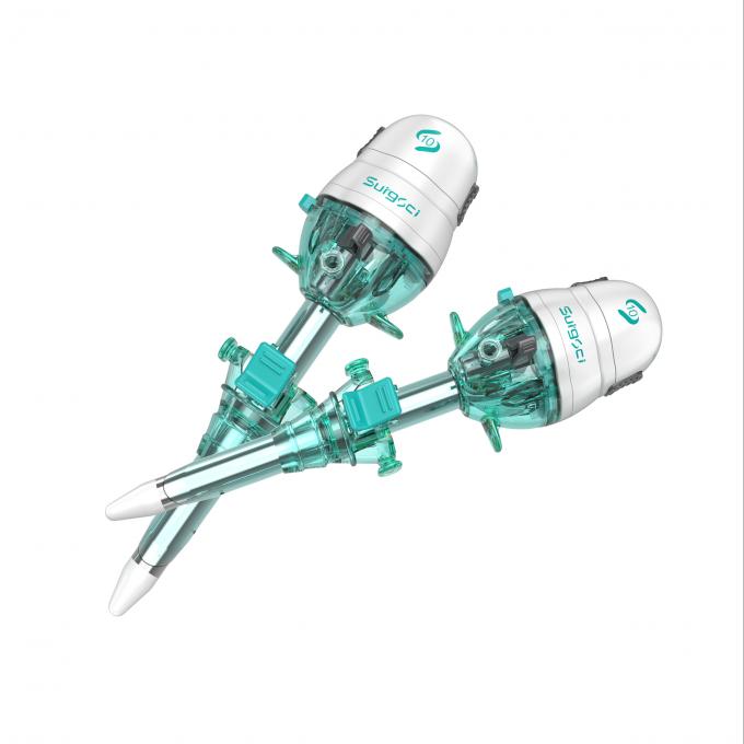 Plastikowe jednorazowe instrumenty chirurgiczne jamy brzusznej z tępym trokarem Hassona o średnicy 10 mm 2