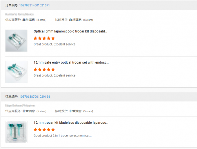 najnowsze wiadomości o firmie Opinie klientów — Jednorazowy zestaw trokarów i trokarów | SurgSci  1