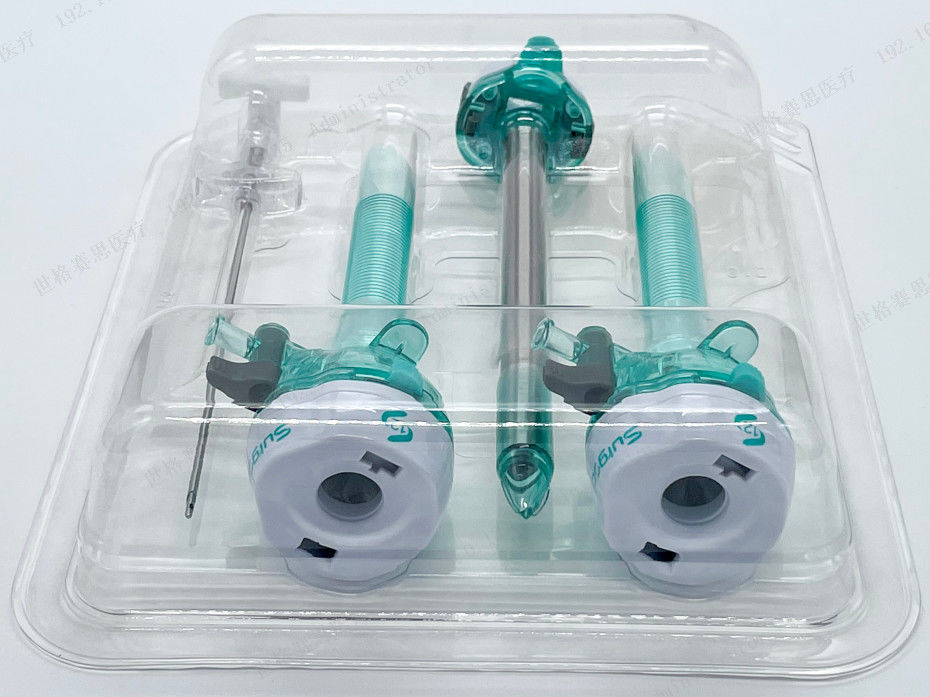 Surgsci Trocar Kit 12mm Chirurgia brzucha Sterylne instrumenty Widoczny Trocar Kit Optyczny Trocar Set
